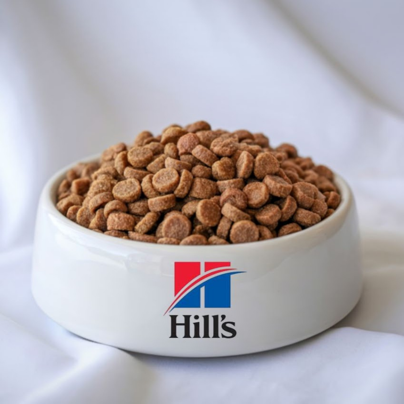 A bowl of Hill's pet food in a bowl